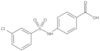 4-[[(3-Chlorophenyl)sulfonyl]amino]benzoic acid