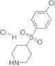 Piperidine, 4-[(4-chlorophenyl)sulfonyl]-, hydrochloride (1:1)