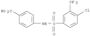 Benzoicacid, 4-[[[4-chloro-3-(trifluoromethyl)phenyl]sulfonyl]amino]-