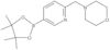 4-[[5-(4,4,5,5-Tetramethyl-1,3,2-dioxaborolan-2-yl)-2-pyridinyl]methyl]morpholine