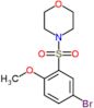 4-[(5-bromo-2-methoxyphenyl)sulfonyl]morpholine