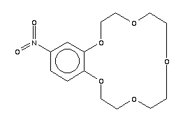 2,3,5,6,8,9,11,12-Octahydro-15-nitro-1,4,7,10,13-benzopentaoxacyclopentadecin