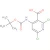 3-Pyridinecarboxylic acid,2,6-dichloro-4-[[(1,1-dimethylethoxy)carbonyl]amino]-