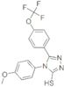 2,4-Dihydro-4-(4-methoxyphenyl)-5-[4-(trifluormethoxy)phenyl]-3H-1,2,4-triazol-3-thion