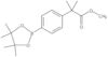 Methyl α,α-dimethyl-4-(4,4,5,5-tetramethyl-1,3,2-dioxaborolan-2-yl)benzeneacetate