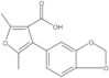 4-(1,3-Benzodioxol-5-yl)-2,5-dimethyl-3-furancarboxylic acid