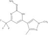 4-(1,3-Dimethyl-1H-pyrazol-4-yl)-2-hydrazinyl-6-(trifluoromethyl)pyrimidine
