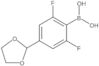 B-[4-(1,3-Dioxolan-2-yl)-2,6-difluorophenyl]boronic acid