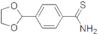 4-(1,3-dioxolan-2-yl)benzene-1-carbothioamide