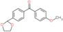 [4-(1,3-dioxolan-2-yl)phenyl]-(4-methoxyphenyl)methanone