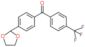 [4-(1,3-dioxolan-2-yl)phenyl]-[4-(trifluoromethyl)phenyl]methanone