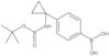 C-(1,1-Dimethylethyl) N-[1-(4-boronophenyl)cyclopropyl]carbamate