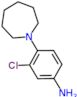 4-(azepan-1-yl)-3-chloroaniline