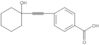 4-[2-(1-Hydroxycyclohexyl)ethynyl]benzoic acid