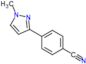 4-(1-methylpyrazol-3-yl)benzonitrile