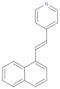 4-[2-(1-Naphthalenyl)ethenyl]pyridine