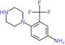 4-(piperazin-1-yl)-3-(trifluoromethyl)aniline