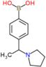 [4-(1-pyrrolidin-1-ylethyl)phenyl]boronic acid