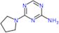 4-pyrrolidin-1-yl-1,3,5-triazin-2-amine