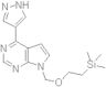 4-(1H-Pyrazol-4-yl)-7-((2-(trimethylsilyl)ethoxy)methyl-7H-pyrrolo[2,3-d]pyrimidine