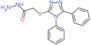 2-[(4,5-diphenyl-4H-1,2,4-triazol-3-yl)sulfanyl]acetohydrazide