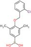 {4-[(2-chlorobenzyl)oxy]-3,5-dimethylphenyl}boronic acid