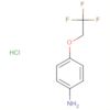 Benzenamine, 4-(2,2,2-trifluoroethoxy)-, hydrochloride