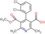 4-(2,3-dichlorophenyl)-5-(methoxycarbonyl)-2,6-dimethylpyridine-3-carboxylic acid