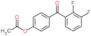 [4-(2,3-difluorobenzoyl)phenyl] acetate