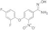 4-(2,4-difluorophenoxy)-N'-hydroxy-3-nitrobenzenecarboximidamide