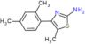 4-(2,4-dimethylphenyl)-5-methyl-1,3-thiazol-2-amine