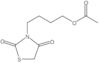 3-[4-(Acetyloxy)butyl]-2,4-thiazolidinedione