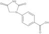 4-(2,4-Dioxo-1-imidazolidinyl)benzoic acid