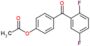 [4-(2,5-difluorobenzoyl)phenyl] acetate