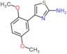 4-(2,5-dimethoxyphenyl)-1,3-thiazol-2-amine