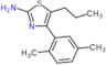 4-(2,5-dimethylphenyl)-5-propyl-thiazol-2-amine