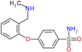 4-[2-[(Methylamino)methyl]phenoxy]benzenesulfonamide