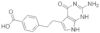 Acido 4-[2-(2-ammino-4,7-diidro-4-osso-3H-pirrolo[2,3-d]pirimidin-5-il)etil]benzoico