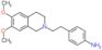 4-[2-(3,4-Dihydro-6,7-dimethoxy-2(1H)-isoquinolinyl)ethyl]benzenamine