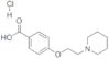 4-[2-piperidinoethoxy]benzoic acid hydrochloride