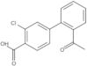 2′-Acetyl-3-chloro[1,1′-biphenyl]-4-carboxylic acid
