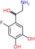 4-(2-amino-1-hydroxyethyl)-5-fluorobenzene-1,2-diol