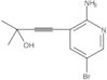 4-(2-Amino-5-bromo-3-pyridinyl)-2-methyl-3-butyn-2-ol