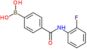 [4-[(2-fluorophenyl)carbamoyl]phenyl]boronic acid
