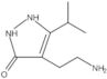 4-(2-Aminoethyl)-1,2-dihydro-5-(1-methylethyl)-3H-pyrazol-3-one