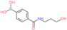 [4-(3-hydroxypropylcarbamoyl)phenyl]boronic acid