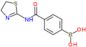 [4-(4,5-dihydrothiazol-2-ylcarbamoyl)phenyl]boronic acid