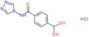 [4-(1,2,4-triazol-4-ylcarbamoyl)phenyl]boronic acid hydrochloride