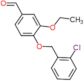 4-[(2-chlorobenzyl)oxy]-3-ethoxybenzaldehyde