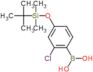 (4-{[tert-butyl(dimethyl)silyl]oxy}-2-chlorophenyl)boronic acid